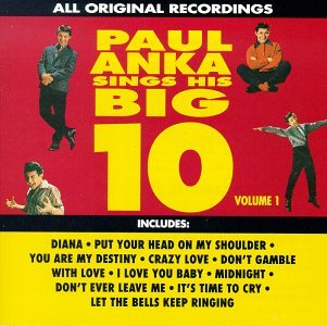 Cover for Paul Anka · Sings His Big Ten Vol.1 (CD) (1992)