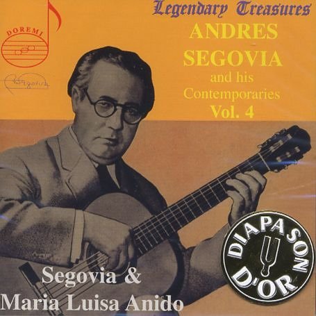 Cover for Segovia / Anido · His Contemporaries 4 (CD) (1998)