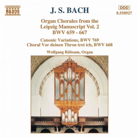 Cover for Bach / Rubsam · Organ Chorales from the Leipzig Manuscript 2 (CD) (1994)