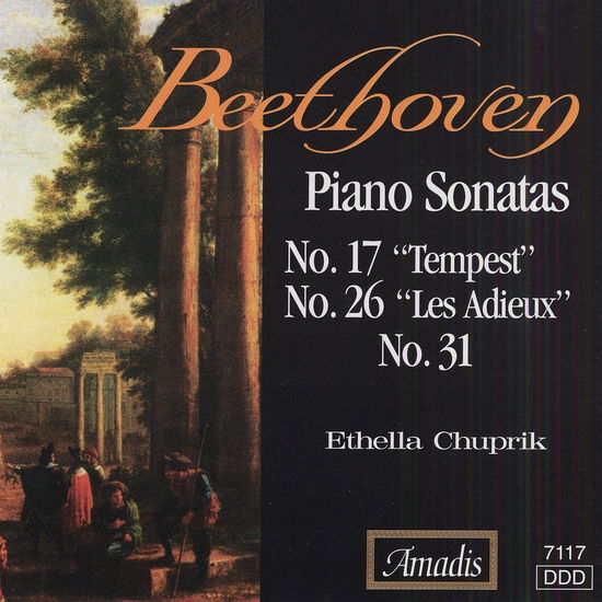 Cover for Beethoven / Chuprik · Piano Sonatas 17 26 &amp; 31 (CD) (1997)