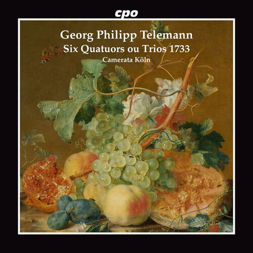 Cover for Camerata Köln · Telemann: Six Quatuors Ou Trios 1733 (CD) (2024)