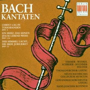 Cantatas Christ Lag in Todesbanden - Bach / Termer / New Bach Collegium - Musik - Berlin Classics - 0782124206727 - 29. november 1994