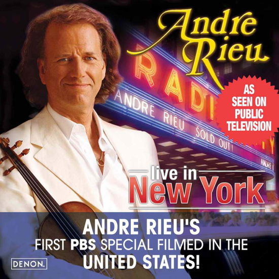 Live in New York - Andre Rieu - Musiikki - CLASSICAL - 0795041765727 - perjantai 9. marraskuuta 2007