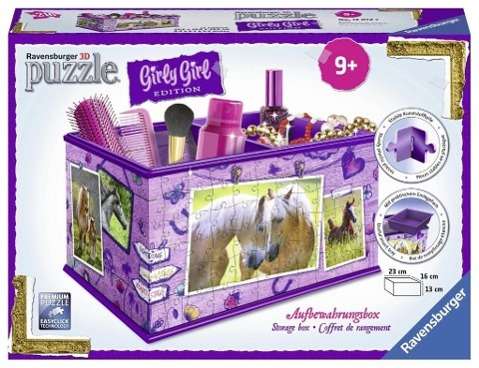 Cover for Ravensburger · 120727 - 3d-puzzle Girly Girl Edition Aufbewahrungsbox - Pferde (Bok) (2019)