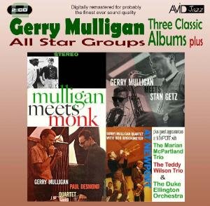 Cover for Gerry Mulligan · All Star Groups - Three Classic Albums Plus (Mulligan Meets Monk / Gerry Mulligan Meets Stan Getz / The Gerry Mulligan- Paul Desmond Quartet) (CD) (2009)