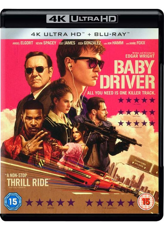 Cover for Baby Driver (uhd &amp; Bd · Baby Driver (4K UHD Blu-ray) (2019)