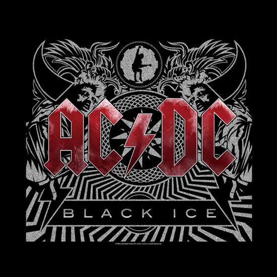 AC/DC Unisex Bandana: Black Ice - AC/DC - Mercancía - ROCKOFF - 5056170620727 - 