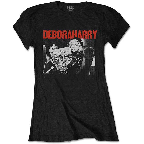 Cover for Deborah Harry · Debbie Harry Ladies T-Shirt: Women Are Just Slaves (T-shirt) [size L] [Black - Ladies edition]