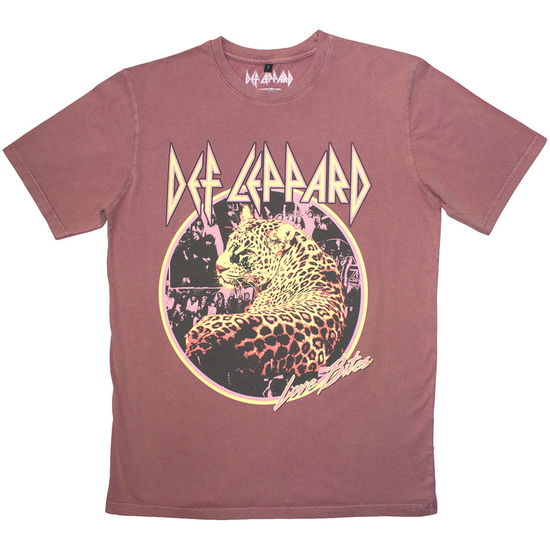 Def Leppard · Def Leppard Unisex Stone Wash T-Shirt: Love Bites (T-shirt) [size S] (2024)