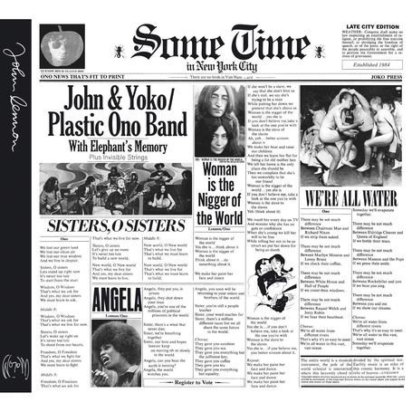 Some Time in New York City - John Lennon & Yoko Ono - Música - POP / ROCK - 5099990650727 - 5 de outubro de 2010