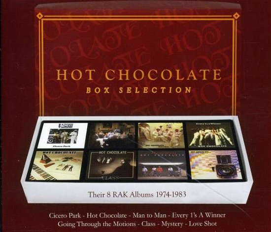 Cover for Hot Chocolate · Box Selection (Their 8 Rak Albums 1974-1983) (CD) [Box set] (2011)