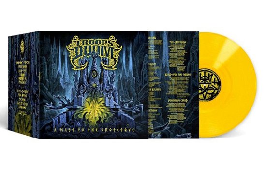 Cover for The Troops of Doom · A Mass to the Grotesque (Yellow Vinyl) (LP) (2024)