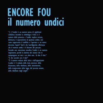 Cover for Encore Fou · Il Numero Undici (LP) (2022)