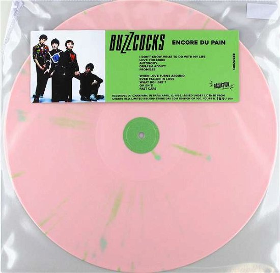 Cover for Buzzcocks · Encore Du Pain: Live At L'arapaho, Paris 12-04-1995 (LP) (2019)