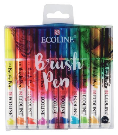 Cover for Talens ECOLINE® · Talens ECOLINE® Brush-Pens farbsortiert, 10 St. (Toys)