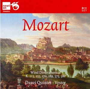 Mozart - Wind Diventimentos - Danzi Quintet - Vester - Música - NEWTON CLASSICS - 8718247711727 - 21 de fevereiro de 2014
