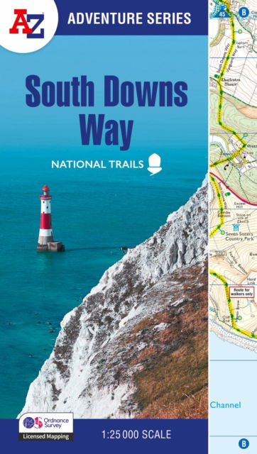 South Downs Way: With Ordnance Survey Mapping - A -Z Adventure Series - A-Z Maps - Bücher - HarperCollins Publishers - 9780008727727 - 27. März 2025