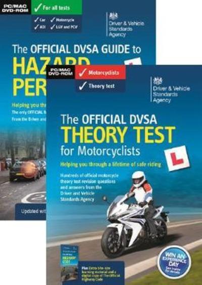 Cover for Driver and Vehicle Standards Agency · The official DVSA theory test for motorcyclists [virtual pack] (Paperback Book) (2018)