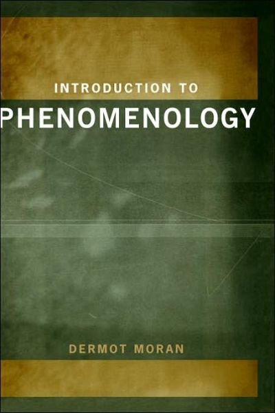 Cover for Dermot Moran · Introduction to Phenomenology (Innbunden bok) (1999)