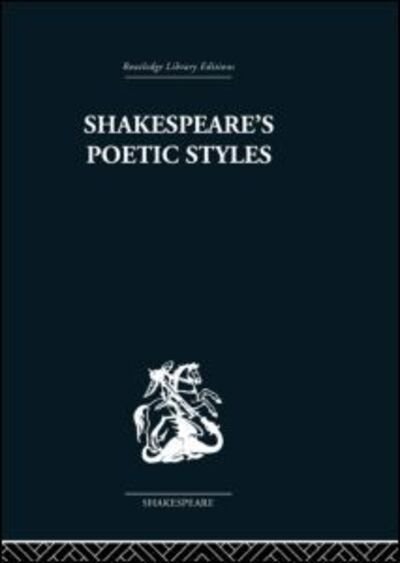 Cover for John Baxter · Shakespeare's Poetic Styles: Verse into Drama (Gebundenes Buch) (2004)