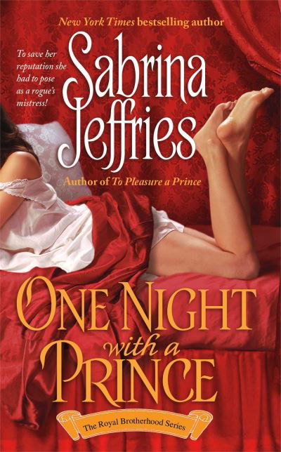 Cover for Sabrina Jeffries · One Night with a Prince - The Royal Brotherhood (Paperback Bog) (2005)