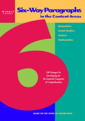 Cover for Glencoe/ Mcgraw-hill - Jamestown Education · Six-way Paragraphs in the Content Areas: Middle Level (Paperback Book) (2000)