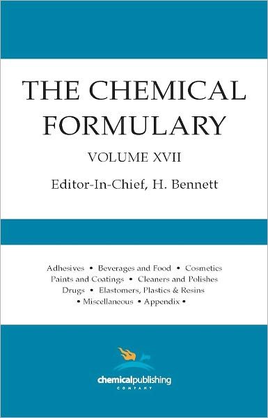 Cover for H Bennett · The Chemical Formulary, Volume 17 (Paperback Book) (1973)