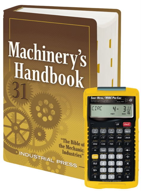 Cover for Erik Oberg · Machinery's Handbook 31st Edition &amp; 4090 Sheet Metal / HVAC Pro Calc Calculator (Set): Large Print (N/A) [31st Thirty-First edition] (2021)