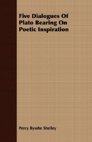 Cover for Plato · Five Dialogues of Plato Bearing on Poetic Inspiration (Paperback Bog) (2008)