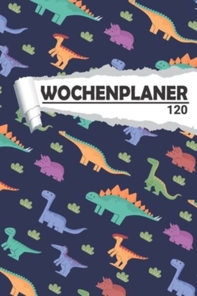 Cover for Aw Media · Wochenplaner Kinder Dinosaurier (Paperback Bog) (2020)