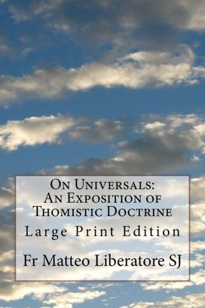 Fr Matteo Liberatore Sj · On Universals (Paperback Book) (2017)