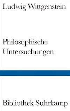 Cover for Ludwig Wittgenstein · Bibl.Suhrk.1372 Wittgenstein.Philos.Unt (Bok)