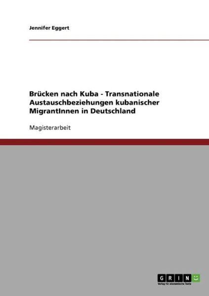 Cover for Eggert · Brücken nach Kuba - Transnationa (Book) [German edition] (2013)