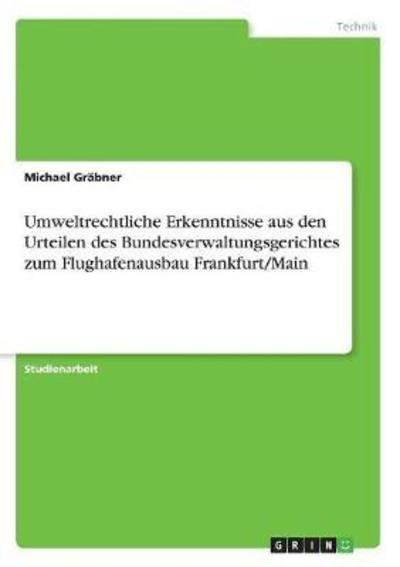 Cover for Gräbner · Umweltrechtliche Erkenntnisse a (Bog)