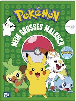 Cover for Pokémon: Mein großes Malbuch (Book) (2022)