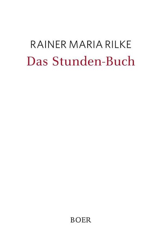 Cover for Rilke · Das Stunden-Buch (Book)