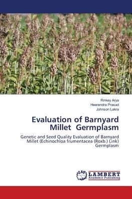Cover for Arya · Evaluation of Barnyard Millet Germ (Buch) (2020)