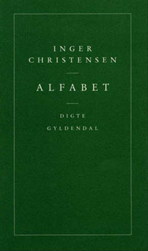 Cover for Inger Christensen · Alfabet (Heftet bok) [3. utgave] (1994)