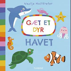 Cover for Nastja Holtfreter · Gæt et dyr – Havet (Pappbok) [1:a utgåva] (2023)