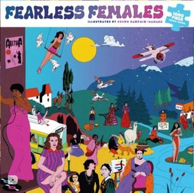 Fearless Females: A 1000 Piece Jigsaw Puzzle - Cosmo Danchin-Hamard - Mercancía - Dokument Forlag - 9789188369727 - 29 de septiembre de 2022
