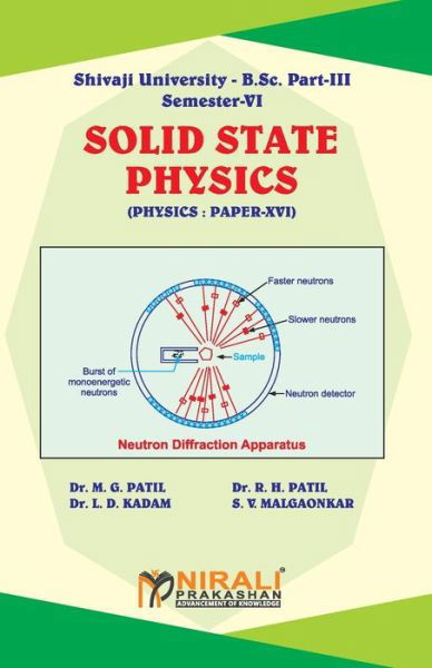 Cover for Dr M G Patil · PHYSICS Solid State Physics (Paper - XVI) (Paperback Book) (2019)