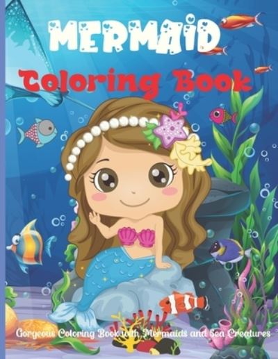 Cover for Elli Steele · Mermaid Coloring Book (Paperback Book) (2021)