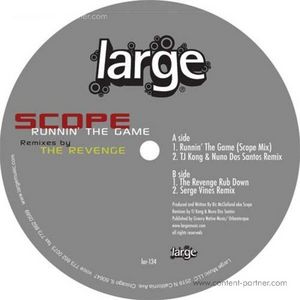 Cover for Scope · Running the Game (Revenge Mix) (12&quot;) (2010)