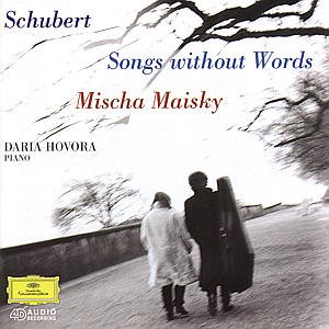Cover for Schubert / Maisky / Hovora · Songs Without Words (CD) (1996)