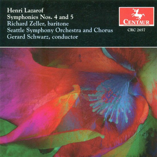 Symphony 4 & 5 - Lazarof / Zeller / Schwarz / Seattle So - Musiikki - Centaur - 0044747265728 - tiistai 30. maaliskuuta 2004