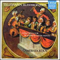 Cover for Camerata Koln · Concerto For Woodwind Instrum (CD) (1996)