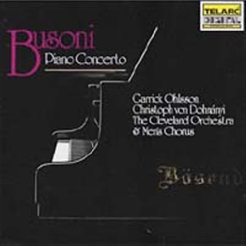 Piano Concerto - Busoni / Ohlsson / Dohnanyi / Cleveland Symphony - Muziek - TELARC - 0089408020728 - 27 augustus 2002