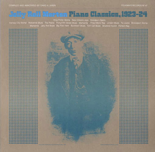 Cover for Jelly Roll Morton · Jelly Roll Morton Piano Classics 1923-24 (CD) (2012)