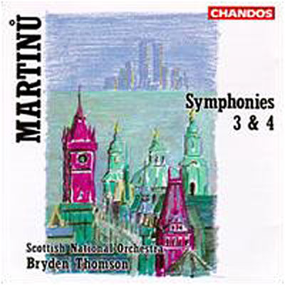 Cover for Scottish National Orchestra / Thomson Bryden · Symphonies Nos. 3 &amp; 4 (CD) (1991)