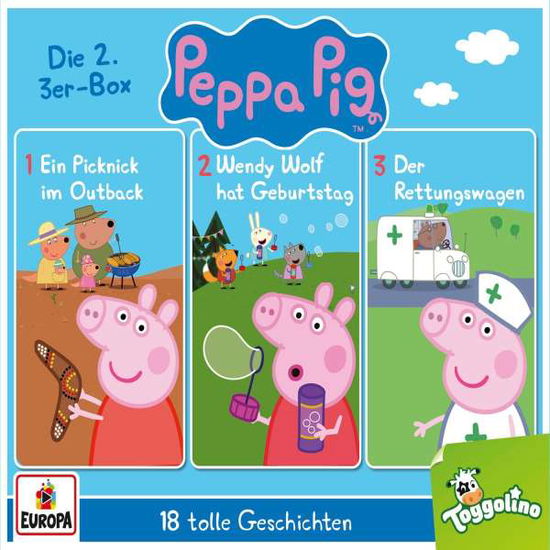 Cover for Peppa Pig Hörspiele · 02/3er Box (Folgen 4,5,6) (CD) (2021)